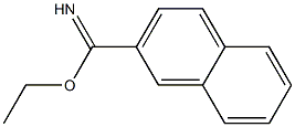 ethyl 2-naphthoimidate Struktur