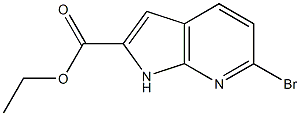 ETHYL 6-BROMO-7-AZAINDOLE-2-CARBOXYLATE Struktur