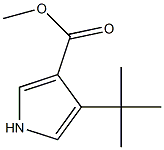 methyl 4-tert-butyl-1H-pyrrole-3-carboxylate Struktur