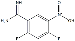 N-(5-carbamimidoyl-2,4-difluorophenyl)-N-oxohydroxylammonium Struktur