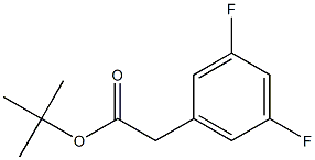 tert-butyl 2-(3,5-difluorophenyl)acetate Struktur