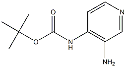 tert-butyl 3-aminopyridin-4-ylcarbamate Struktur