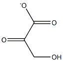 3-hydroxy-2-oxo-propanoate Struktur