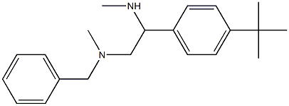 N2-benzyl-1-(4-tert-butylphenyl)-N1,N2-dimethylethane-1,2-diamine Struktur