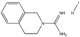 3,4-Dihydro-1H-isoquinoline-2-carboxamidine hydriodide Struktur