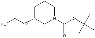 (S)-N-Boc-3-hyroxyethyl piperidine Struktur