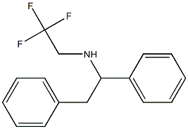 (1,2-diphenylethyl)(2,2,2-trifluoroethyl)amine Struktur