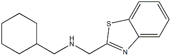 (1,3-benzothiazol-2-ylmethyl)(cyclohexylmethyl)amine Struktur