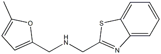 (1,3-benzothiazol-2-ylmethyl)[(5-methylfuran-2-yl)methyl]amine Struktur