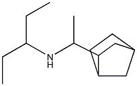 (1-{bicyclo[2.2.1]heptan-2-yl}ethyl)(pentan-3-yl)amine Struktur