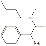 (1-amino-1-phenylpropan-2-yl)(butyl)methylamine Struktur