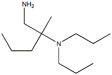 (1-amino-2-methylpentan-2-yl)dipropylamine Struktur