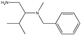 (1-amino-3-methylbutan-2-yl)(benzyl)methylamine Struktur