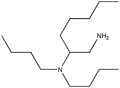 (1-aminoheptan-2-yl)dibutylamine Struktur