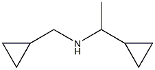 (1-cyclopropylethyl)(cyclopropylmethyl)amine Struktur