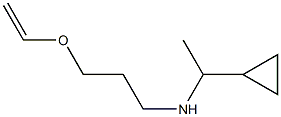 (1-cyclopropylethyl)[3-(ethenyloxy)propyl]amine Struktur