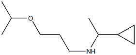 (1-cyclopropylethyl)[3-(propan-2-yloxy)propyl]amine Struktur