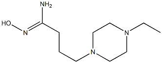 (1Z)-4-(4-ethylpiperazin-1-yl)-N'-hydroxybutanimidamide Struktur