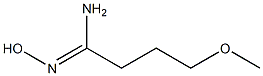 (1Z)-N'-hydroxy-4-methoxybutanimidamide Struktur