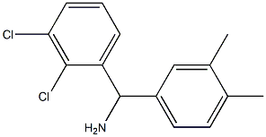 (2,3-dichlorophenyl)(3,4-dimethylphenyl)methanamine Struktur