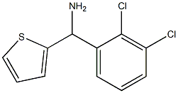 (2,3-dichlorophenyl)(thiophen-2-yl)methanamine Struktur