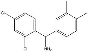 (2,4-dichlorophenyl)(3,4-dimethylphenyl)methanamine Struktur