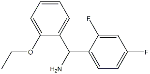 (2,4-difluorophenyl)(2-ethoxyphenyl)methanamine Struktur