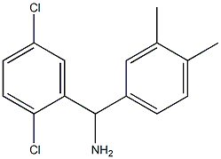 (2,5-dichlorophenyl)(3,4-dimethylphenyl)methanamine Struktur