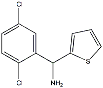 (2,5-dichlorophenyl)(thiophen-2-yl)methanamine Struktur