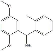 (2,5-dimethoxyphenyl)(2-methylphenyl)methanamine Struktur