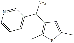 (2,5-dimethylthiophen-3-yl)(pyridin-3-yl)methanamine Struktur