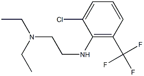 (2-{[2-chloro-6-(trifluoromethyl)phenyl]amino}ethyl)diethylamine Struktur