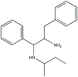 (2-amino-1,3-diphenylpropyl)(methyl)propan-2-ylamine Struktur