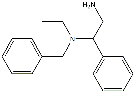 (2-amino-1-phenylethyl)(benzyl)ethylamine Struktur