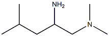 (2-amino-4-methylpentyl)dimethylamine Struktur