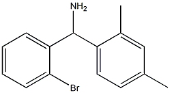 (2-bromophenyl)(2,4-dimethylphenyl)methanamine Struktur