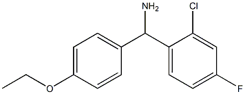 (2-chloro-4-fluorophenyl)(4-ethoxyphenyl)methanamine Struktur