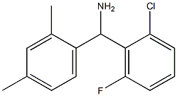 (2-chloro-6-fluorophenyl)(2,4-dimethylphenyl)methanamine Struktur