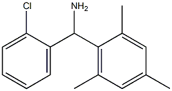 (2-chlorophenyl)(2,4,6-trimethylphenyl)methanamine Struktur