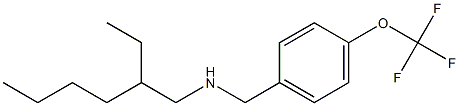 (2-ethylhexyl)({[4-(trifluoromethoxy)phenyl]methyl})amine Struktur