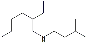 (2-ethylhexyl)(3-methylbutyl)amine Struktur