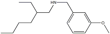 (2-ethylhexyl)[(3-methoxyphenyl)methyl]amine Struktur