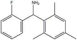 (2-fluorophenyl)(2,4,6-trimethylphenyl)methanamine Struktur