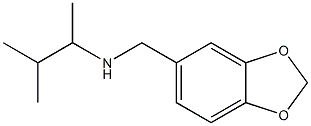 (2H-1,3-benzodioxol-5-ylmethyl)(3-methylbutan-2-yl)amine Struktur