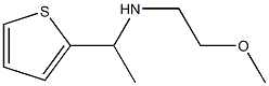 (2-methoxyethyl)[1-(thiophen-2-yl)ethyl]amine Struktur