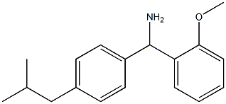 (2-methoxyphenyl)[4-(2-methylpropyl)phenyl]methanamine Struktur