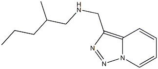 (2-methylpentyl)({[1,2,4]triazolo[3,4-a]pyridin-3-ylmethyl})amine Struktur