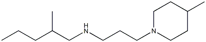 (2-methylpentyl)[3-(4-methylpiperidin-1-yl)propyl]amine Struktur