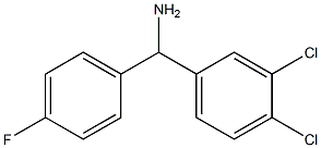 (3,4-dichlorophenyl)(4-fluorophenyl)methanamine Struktur