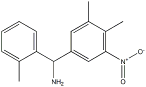 (3,4-dimethyl-5-nitrophenyl)(2-methylphenyl)methanamine Struktur